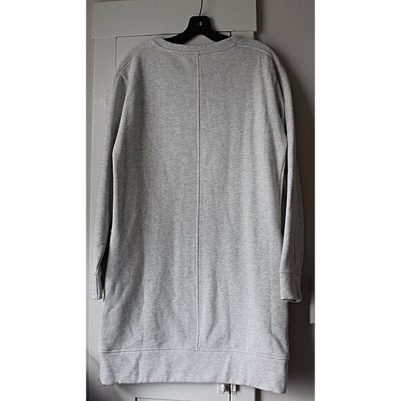 Athleta - Lolo Sweatshirt Dress #162954 in Heather Grey, Classic Cotton Fleece S - Picture 3 of 10